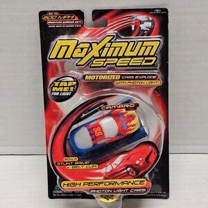 New Motorized Pullback Cars Maximum Speed Photon Light CAMARO Stunt Ramp 2000